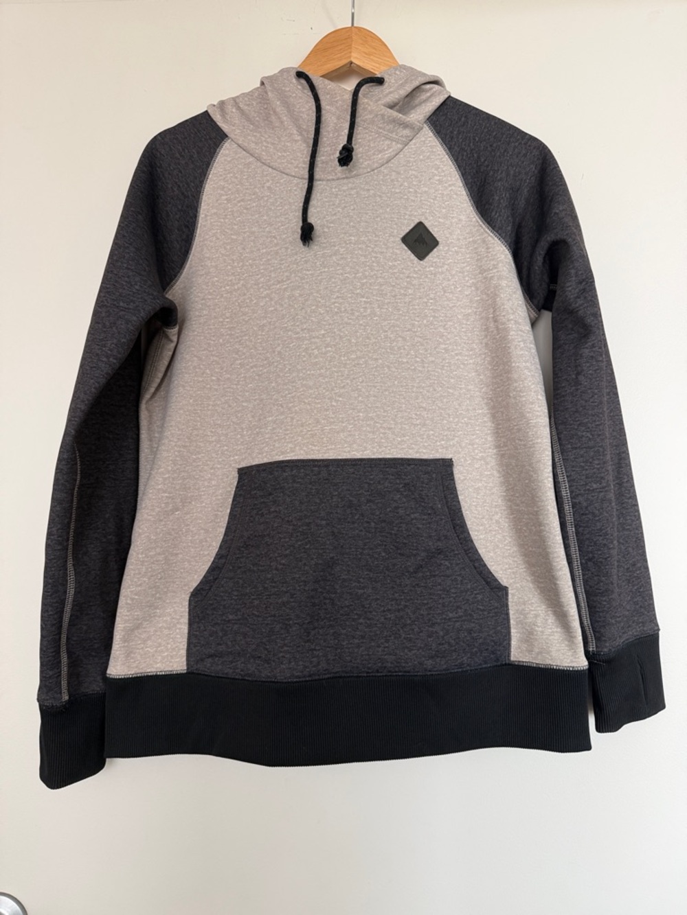 Burton Huron Dryride Two-Tone Gray Pullover Hoodie
